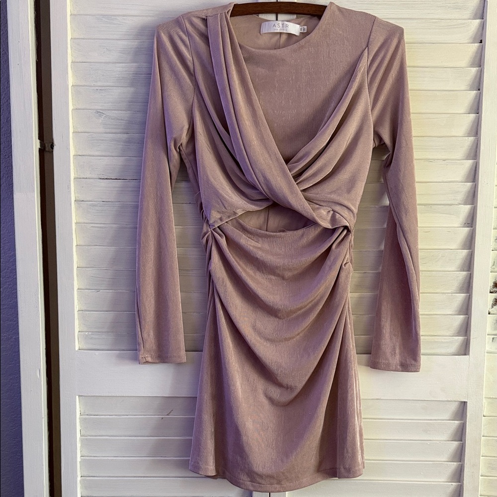 Astr the Label Draped Dress - Picture 2 of 6